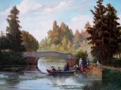 Old Lagoon of Cousiño Park by Juan Mochi